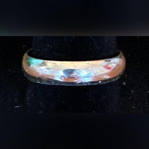 IBB 925 Sterling Silver Band Ring Size 9 Plain Dome Wedding Jewelry Unisex